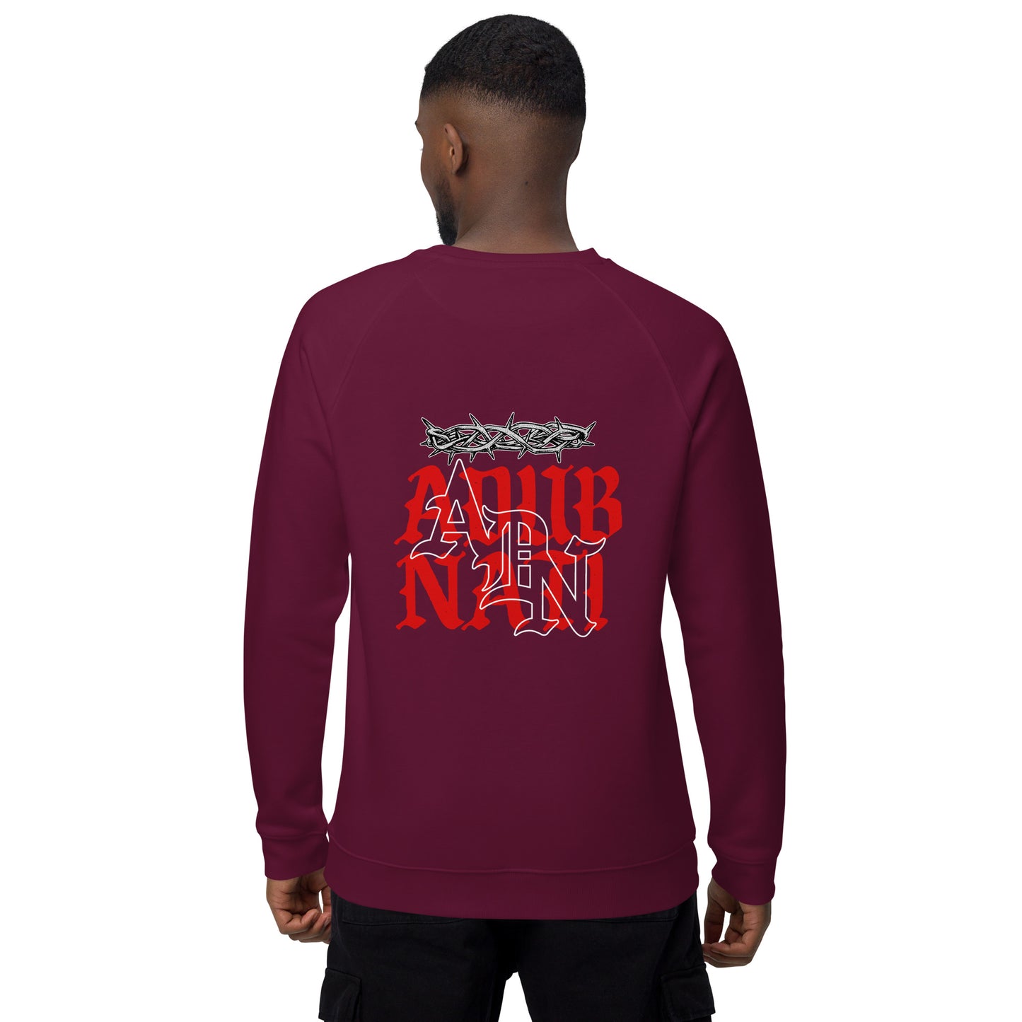 ADN Unisex organic raglan sweatshirt