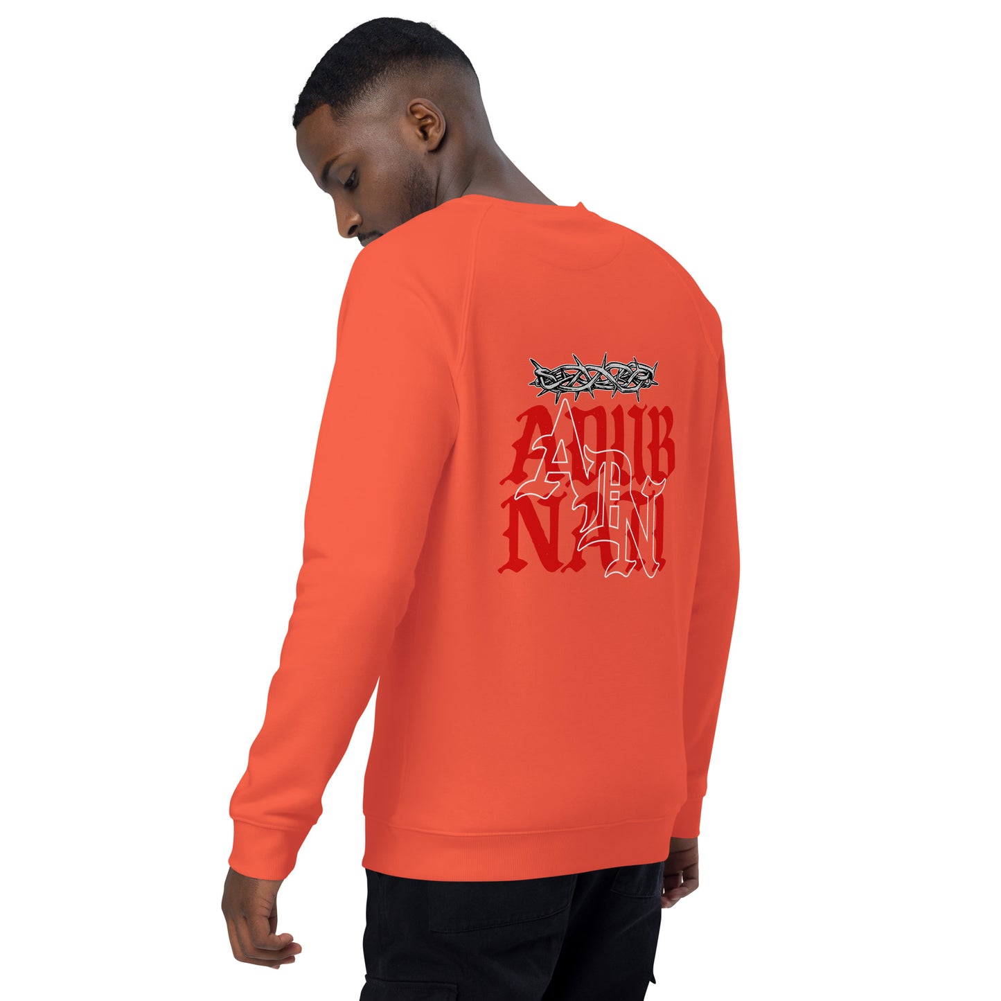 ADN Unisex organic raglan sweatshirt