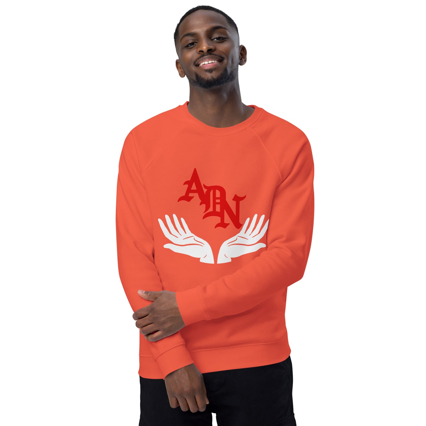ADN Unisex organic raglan sweatshirt