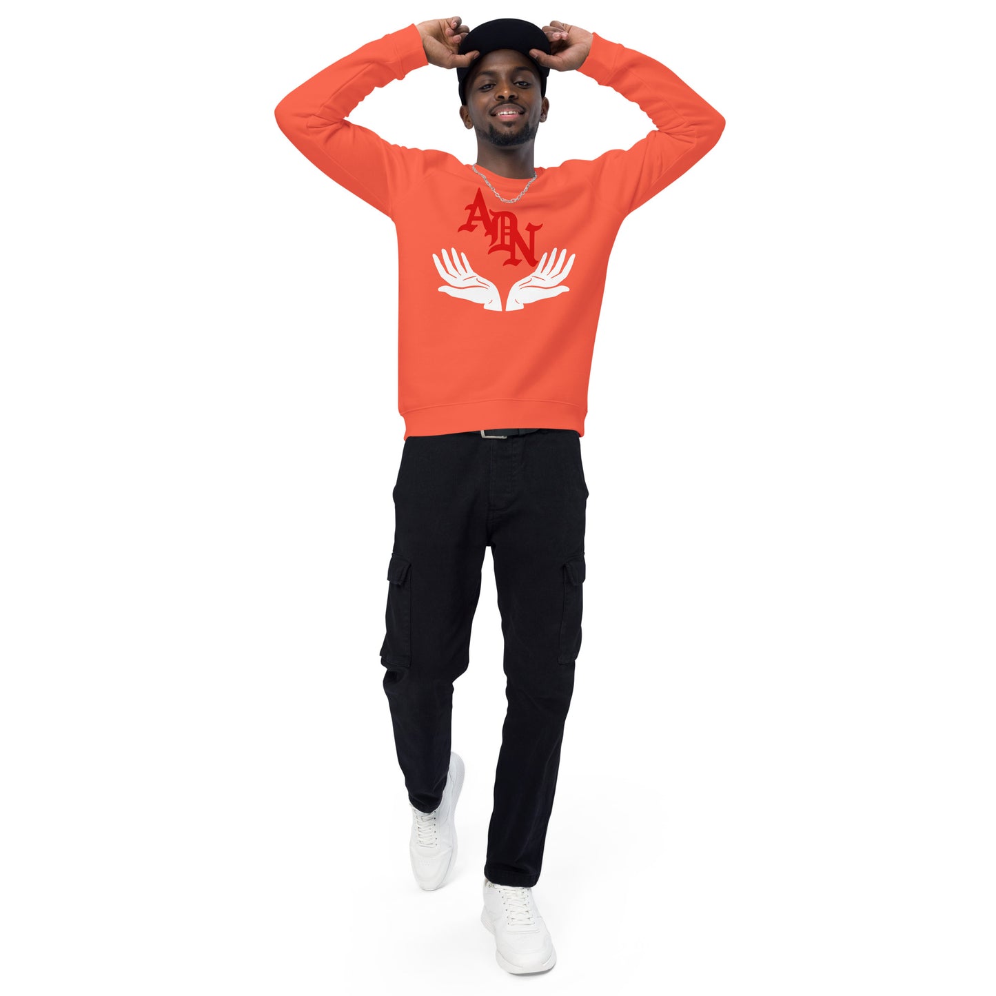 ADN Unisex organic raglan sweatshirt