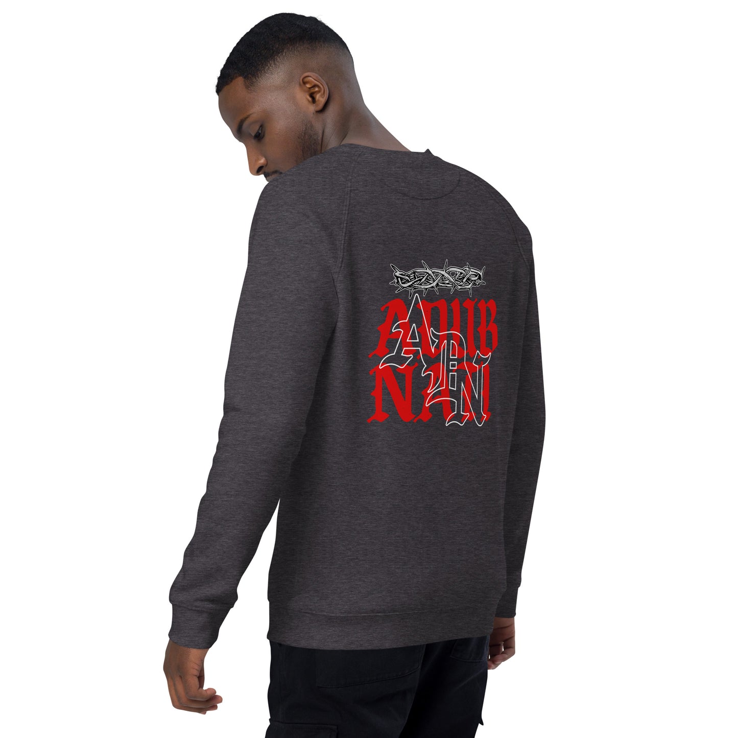 ADN Unisex organic raglan sweatshirt
