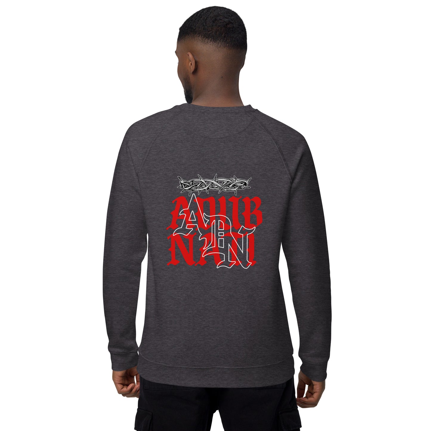 ADN Unisex organic raglan sweatshirt