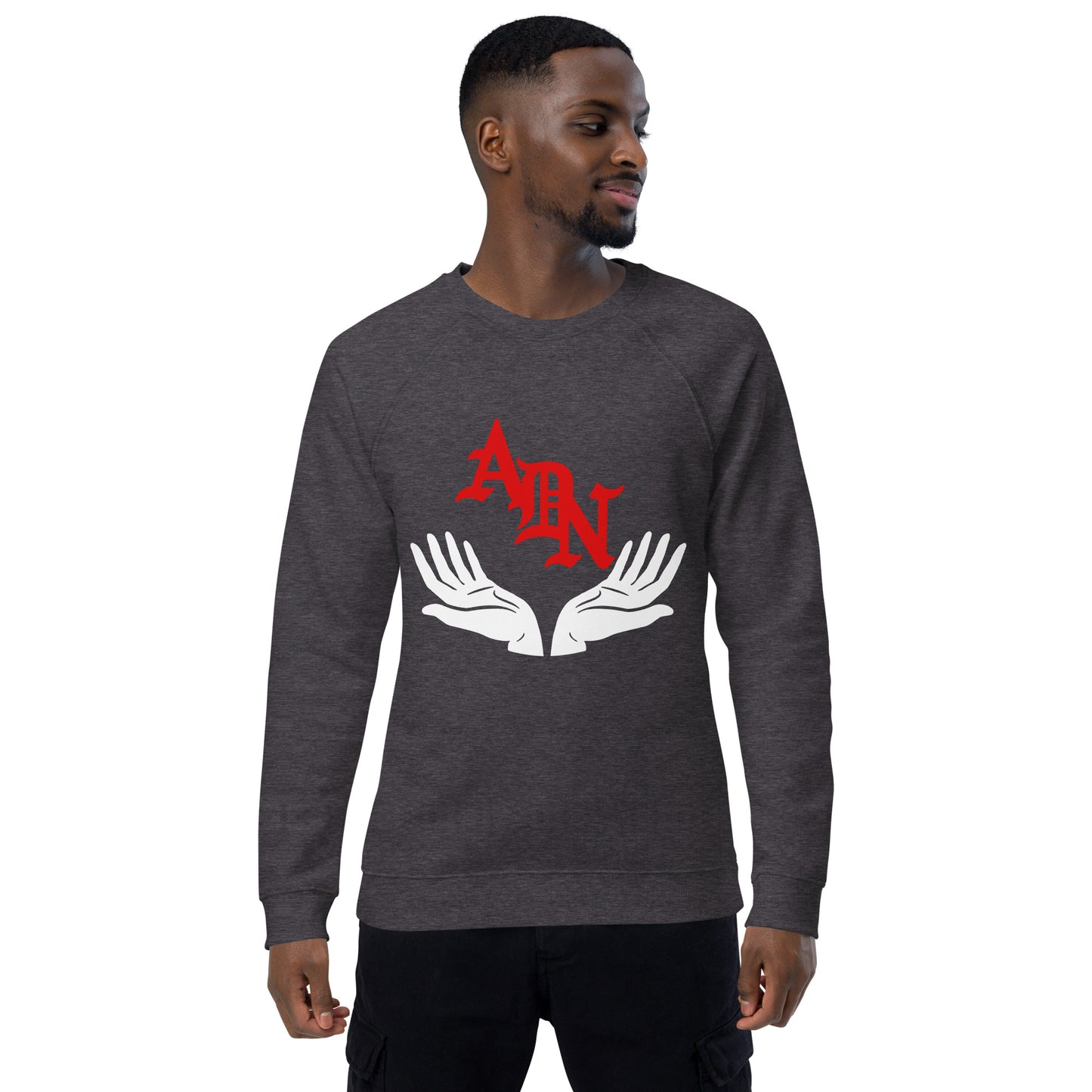 ADN Unisex organic raglan sweatshirt