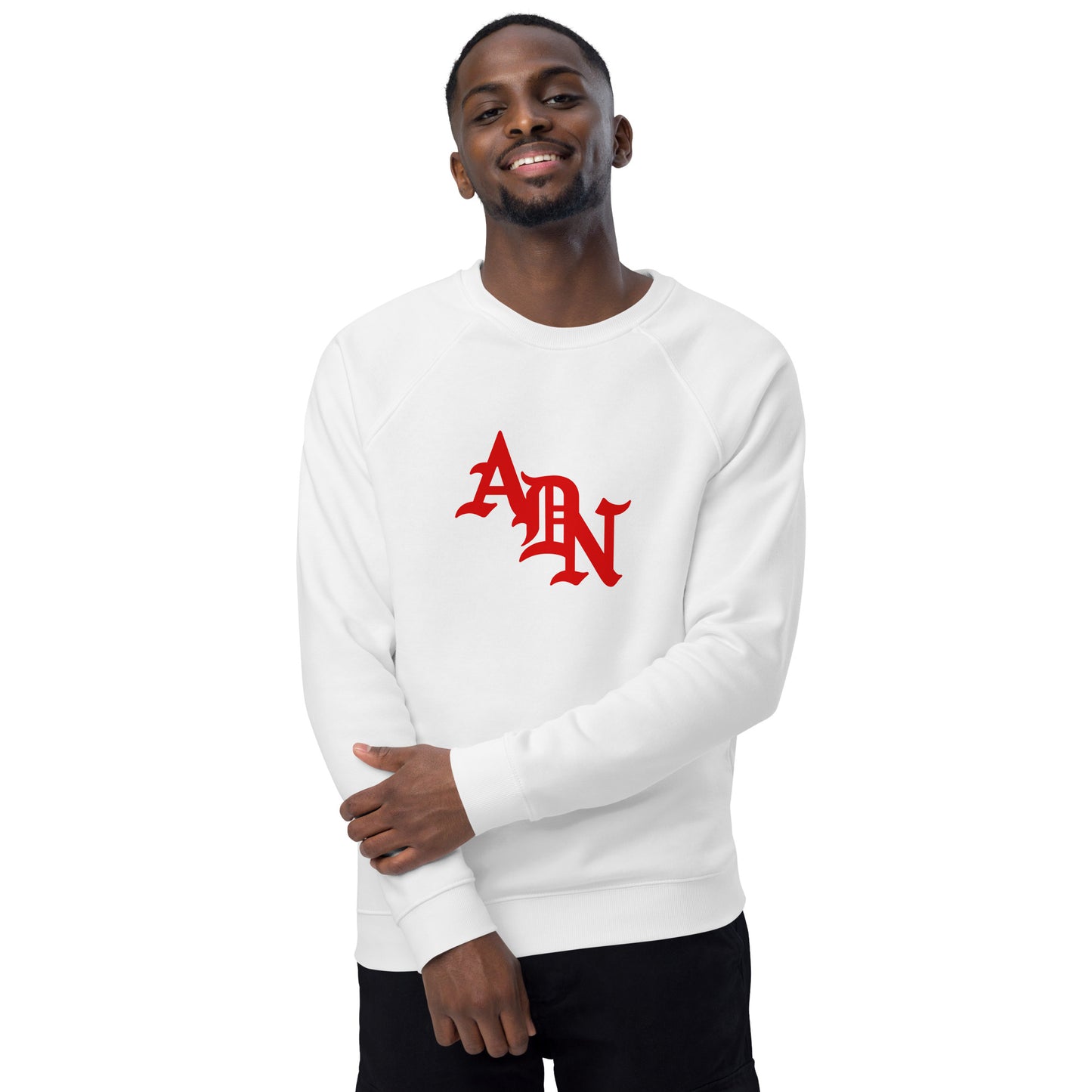 ADN Unisex organic raglan sweatshirt