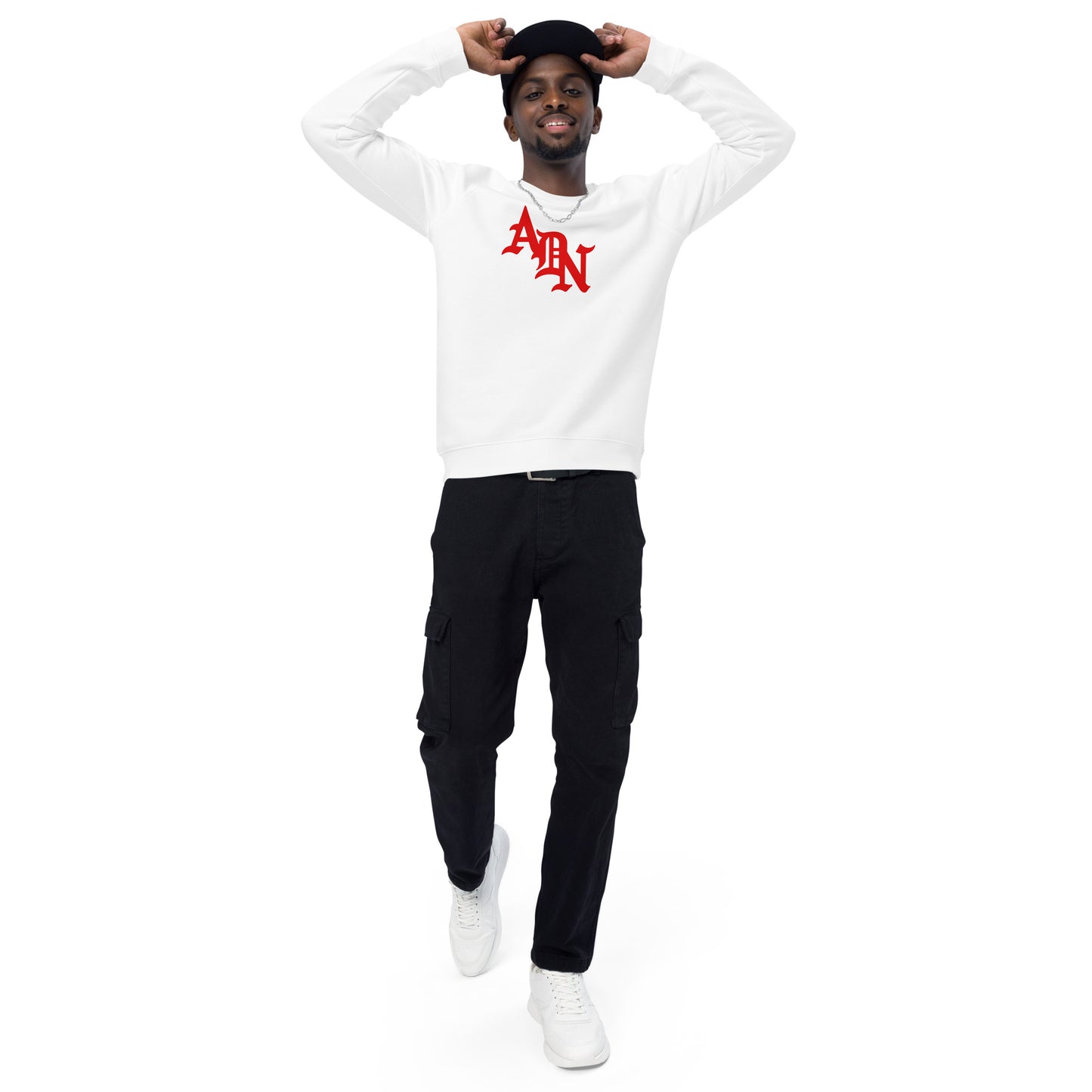 ADN Unisex organic raglan sweatshirt