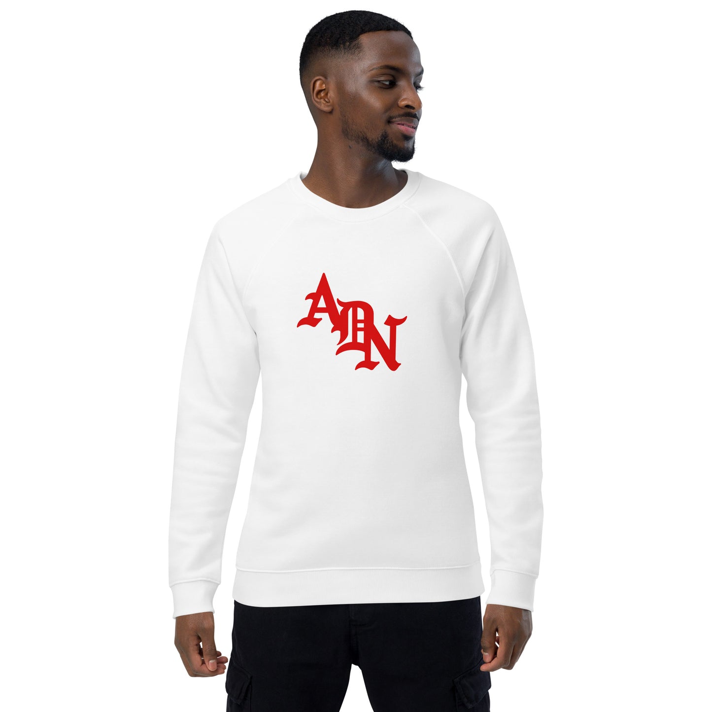 ADN Unisex organic raglan sweatshirt